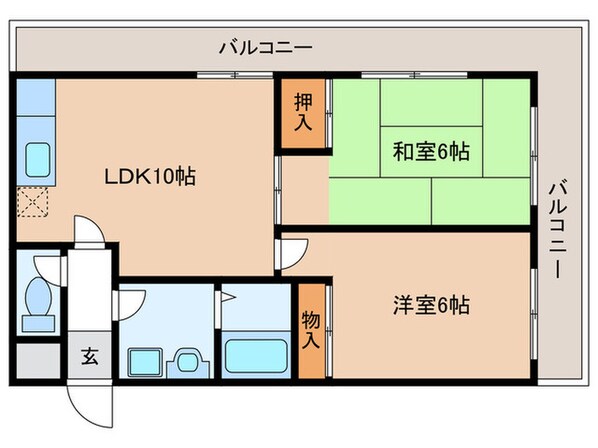 サムティ南多聞台の物件間取画像